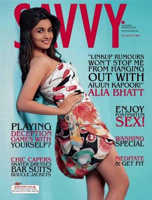 Alia Bhatt on The Cover of Savvy Magazine August 2013_.jpg